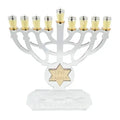 Personalized Maccabi Menorah Chanukiah – Custom Family Name Acrylic Hanukkah Menorah | Model # LSN-2103