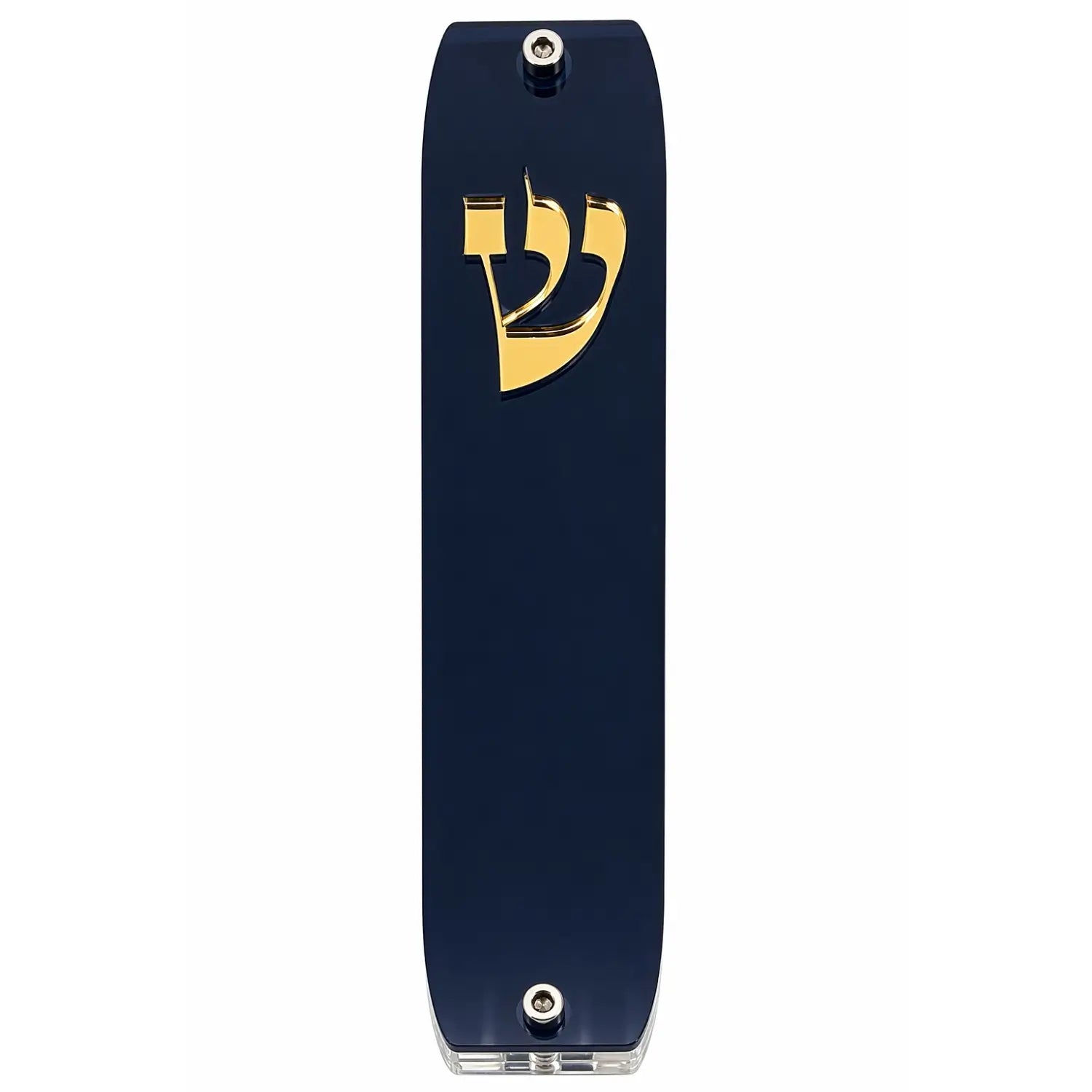 Genesis Classic Mezuzah for Door – Handmade Premium Clear Acrylic Case – Model LSN-10002