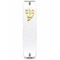Genesis Classic Mezuzah for Door – Handmade Premium Clear Acrylic Case – Model LSN-10003