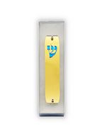 Genesis Classic Mezuzah for Door – Handmade Premium Clear Acrylic Case – Model LSN-10005
