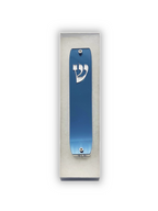 Genesis Classic Mezuzah for Door – Handmade Premium Clear Acrylic Case – Model LSN-10013