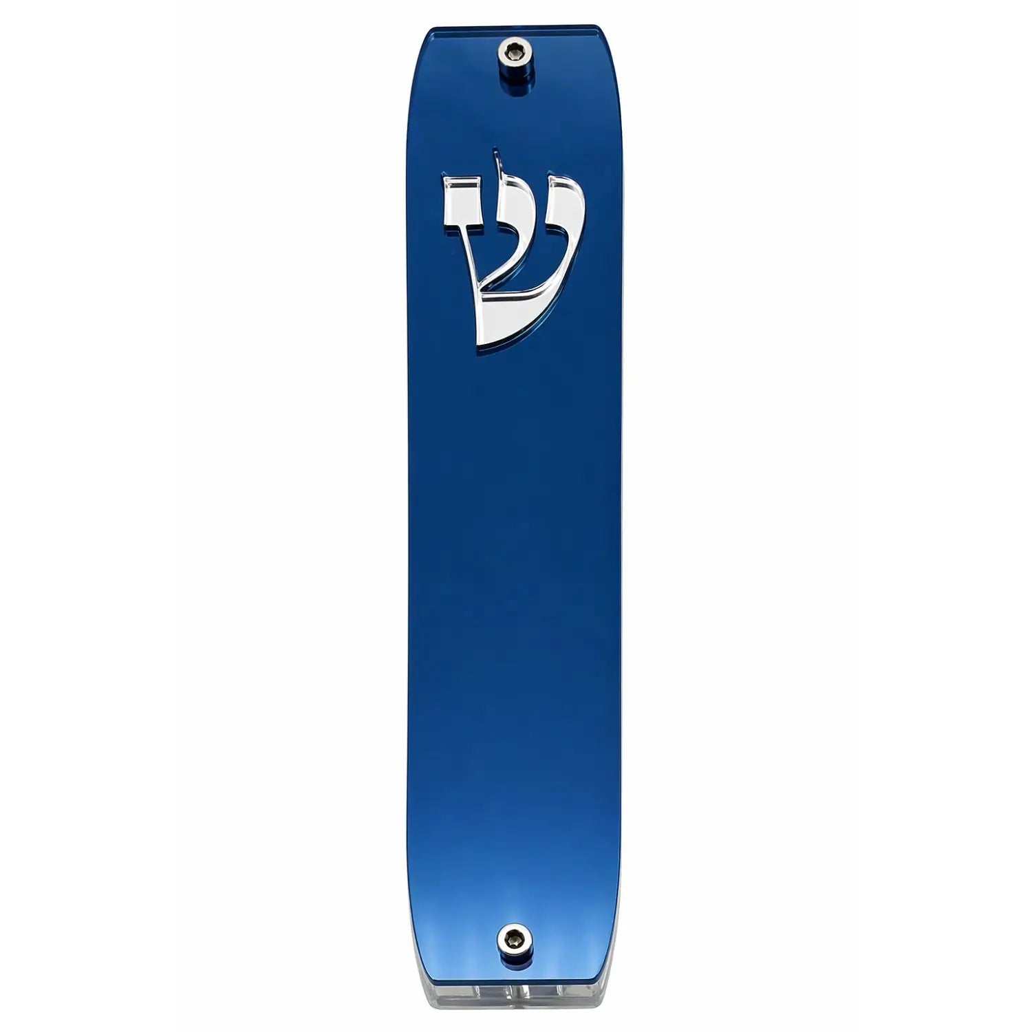 Genesis Classic Mezuzah for Door – Handmade Premium Clear Acrylic Case – Model LSN-10013