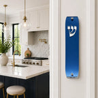 Genesis Classic Mezuzah for Door – Handmade Premium Clear Acrylic Case – Model LSN-10013