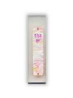 Genesis Classic Mezuzah for Door – Handmade Premium Clear Acrylic Case – Model LSN-10014