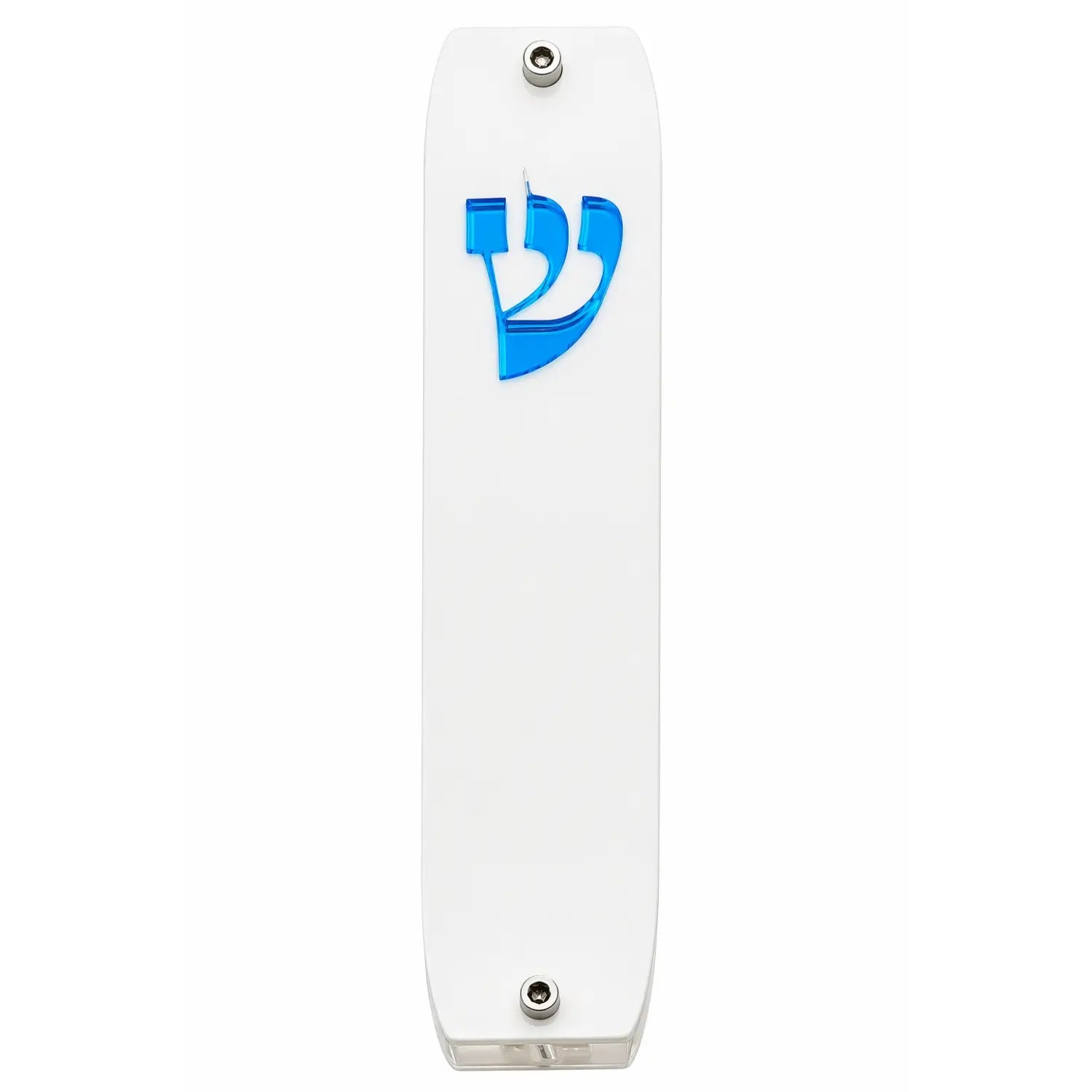 Genesis Classic Mezuzah for Door – Handmade Premium Clear Acrylic Case – Model LSN-10015