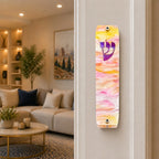 Genesis Classic Mezuzah for Door – Handmade Premium Clear Acrylic Case – Model LSN-10020