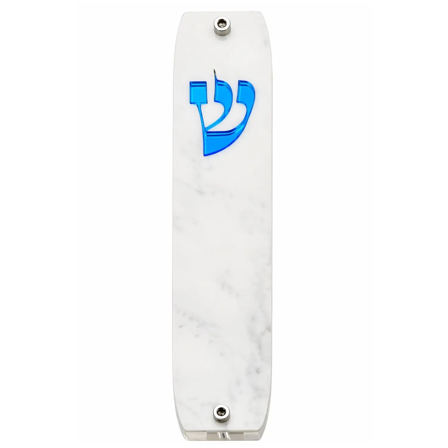 Genesis Classic Mezuzah for Door – Handmade Premium Clear Acrylic Case – Model LSN-10027
