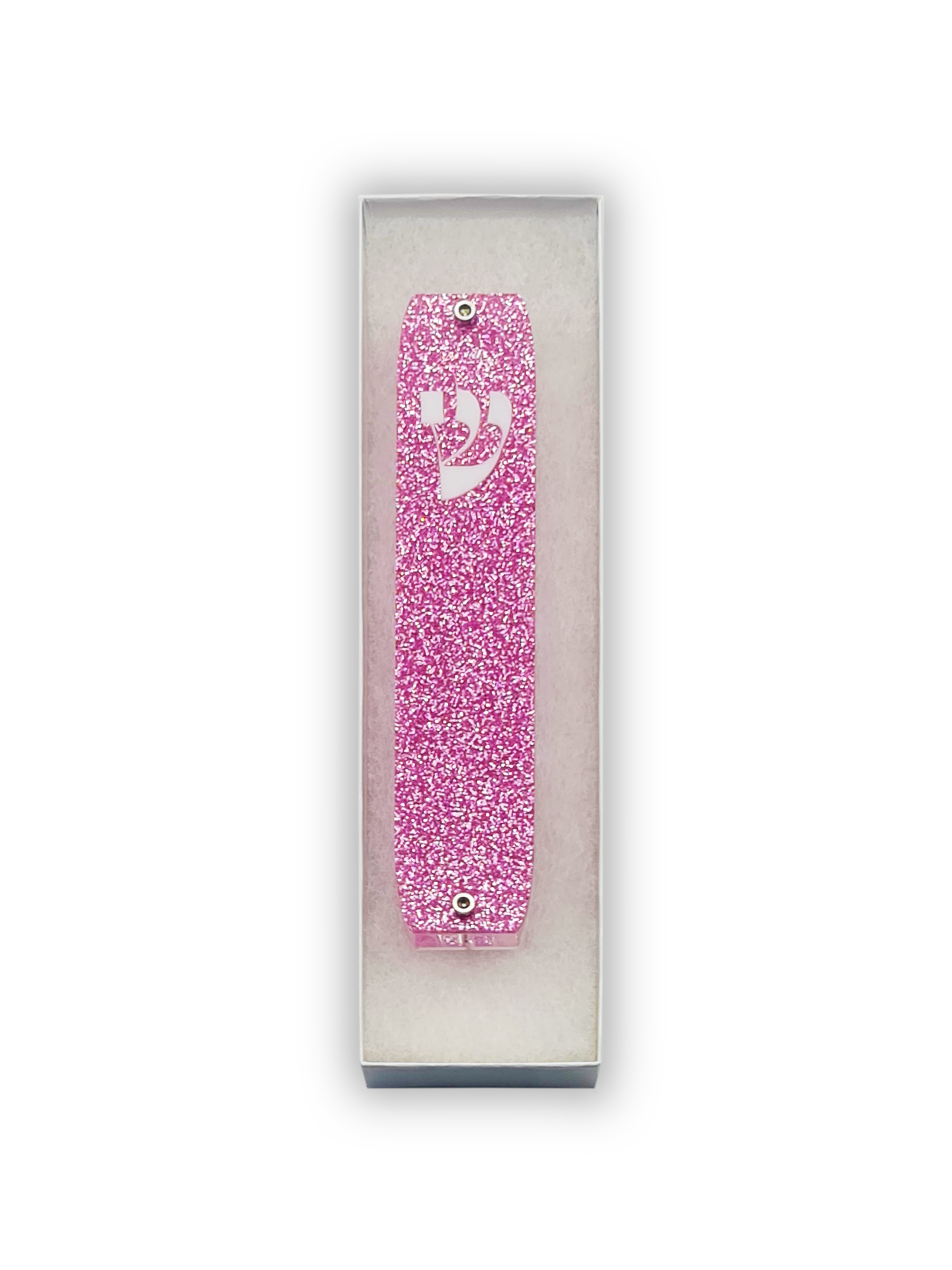 Genesis Classic Mezuzah for Door – Handmade Premium Clear Acrylic Case – Model LSN-10032