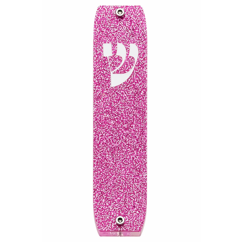 Genesis Classic Mezuzah for Door – Handmade Premium Clear Acrylic Case – Model LSN-10032