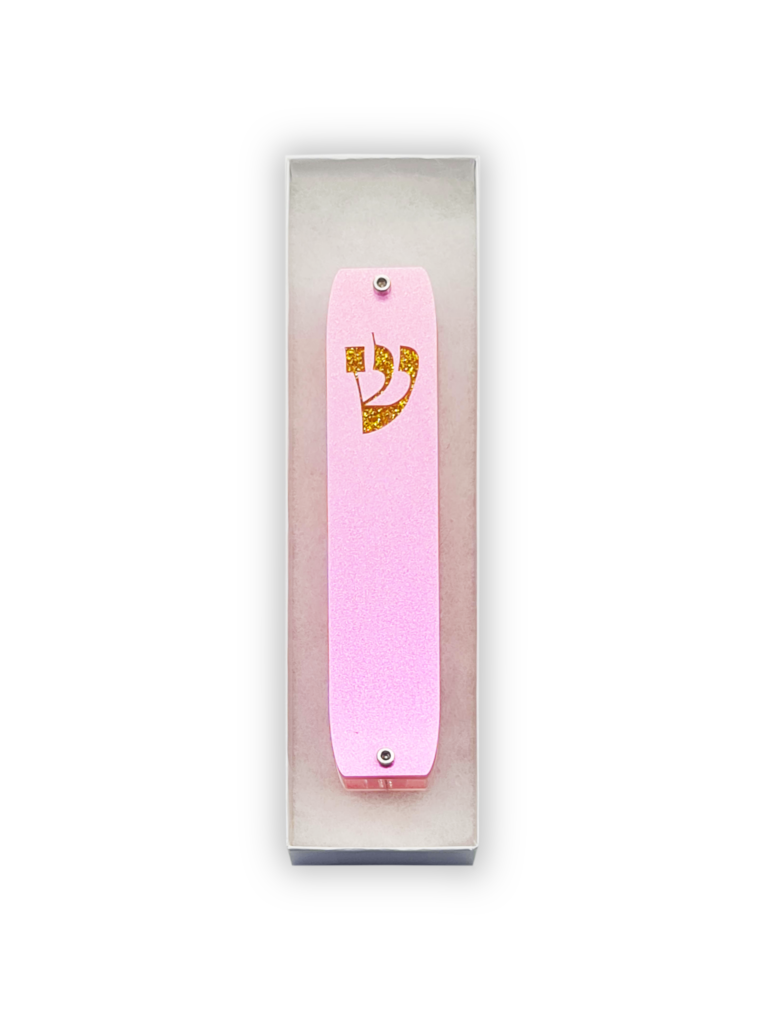Genesis Classic Mezuzah for Door – Handmade Premium Clear Acrylic Case – Model LSN-10037