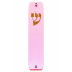 Genesis Classic Mezuzah for Door – Handmade Premium Clear Acrylic Case – Model LSN-10037