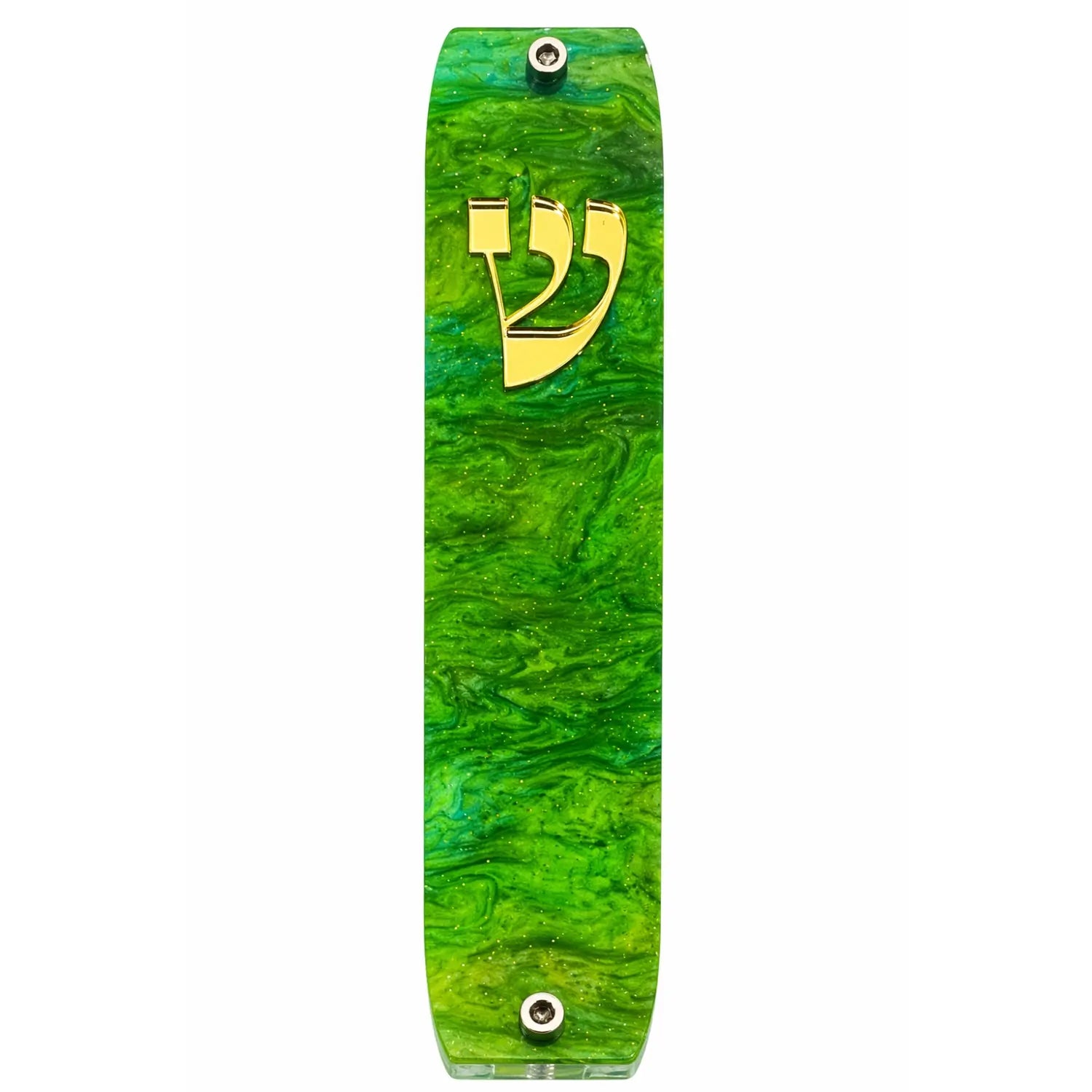 Genesis Classic Mezuzah for Door – Handmade Premium Clear Acrylic Case – Model LSN-10038