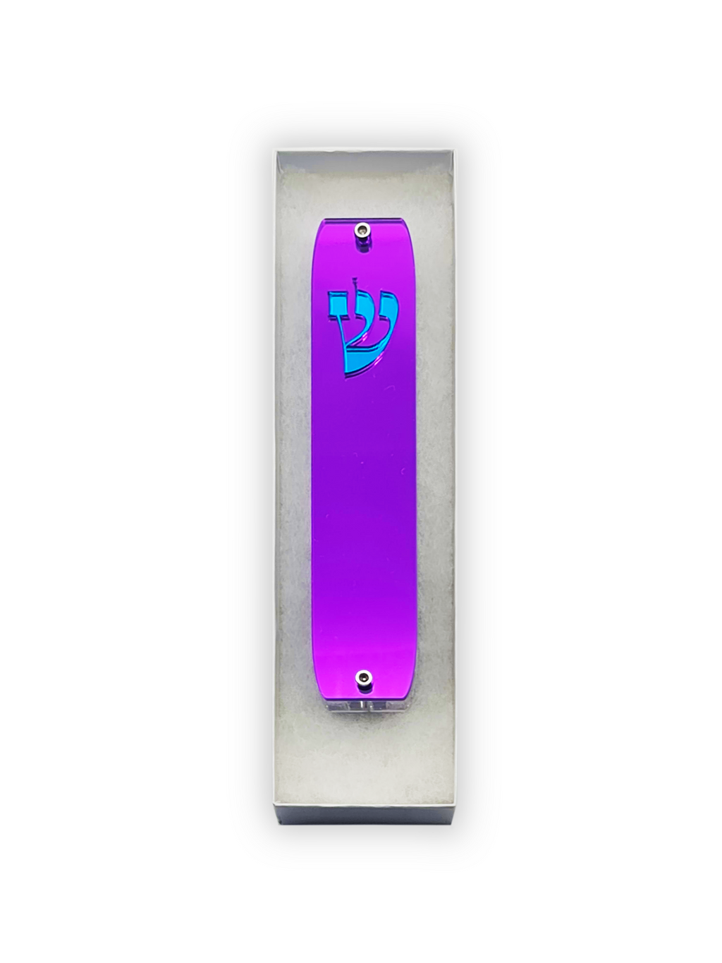 Genesis Classic Mezuzah for Door – Handmade Premium Clear Acrylic Case – Model LSN-10042
