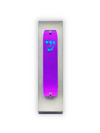 Genesis Classic Mezuzah for Door – Handmade Premium Clear Acrylic Case – Model LSN-10042