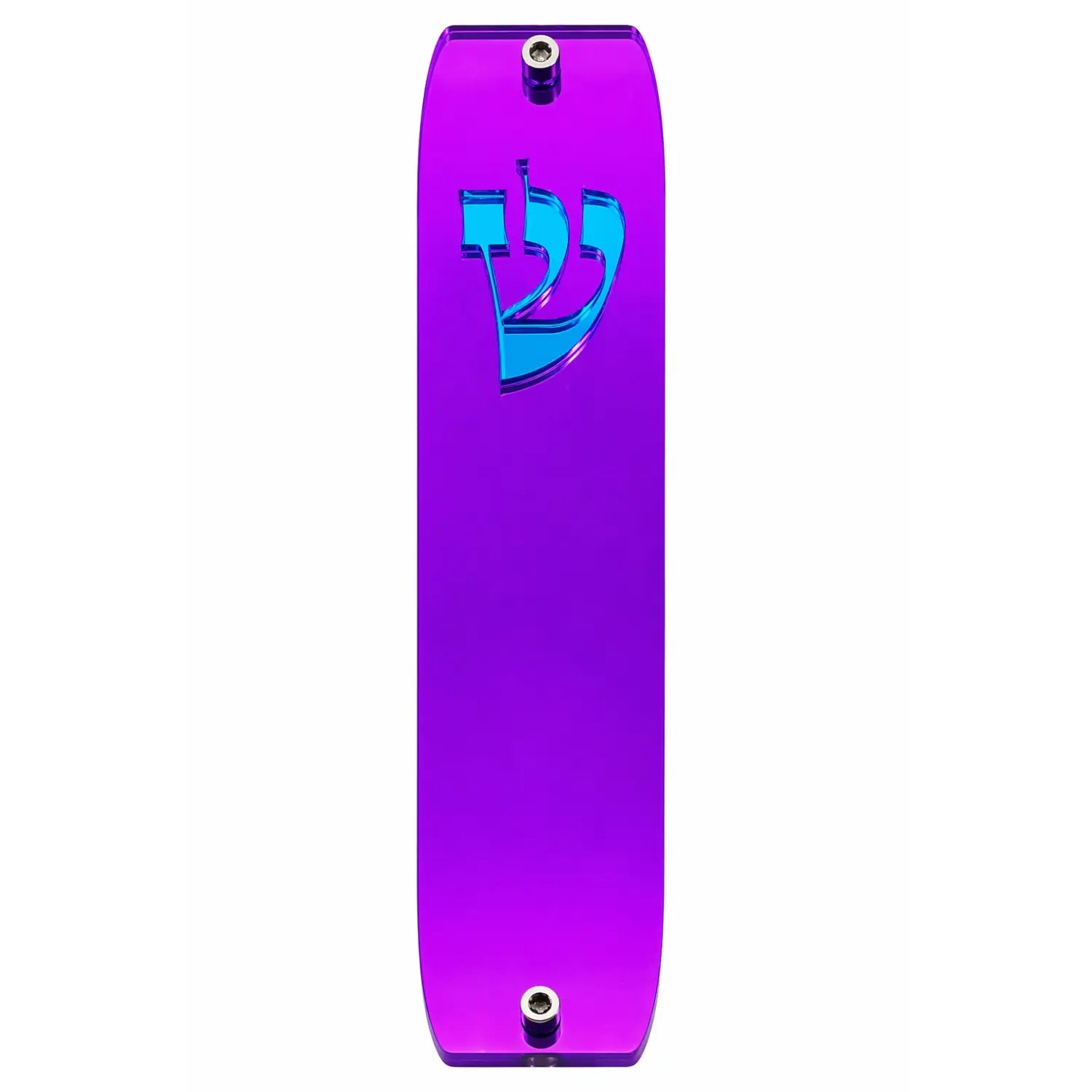 Genesis Classic Mezuzah for Door – Handmade Premium Clear Acrylic Case – Model LSN-10042