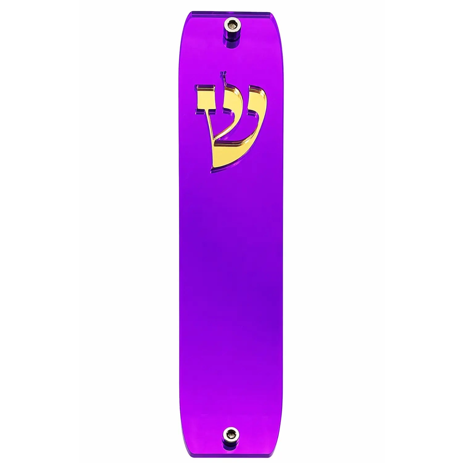 Genesis Classic Mezuzah for Door – Handmade Premium Clear Acrylic Case – Model LSN-10043