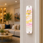 Genesis Classic Mezuzah for Door – Handmade Premium Clear Acrylic Case – Model LSN-10045