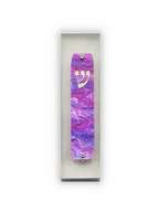 Genesis Classic Mezuzah for Door – Handmade Premium Clear Acrylic Case – Model LSN-10046