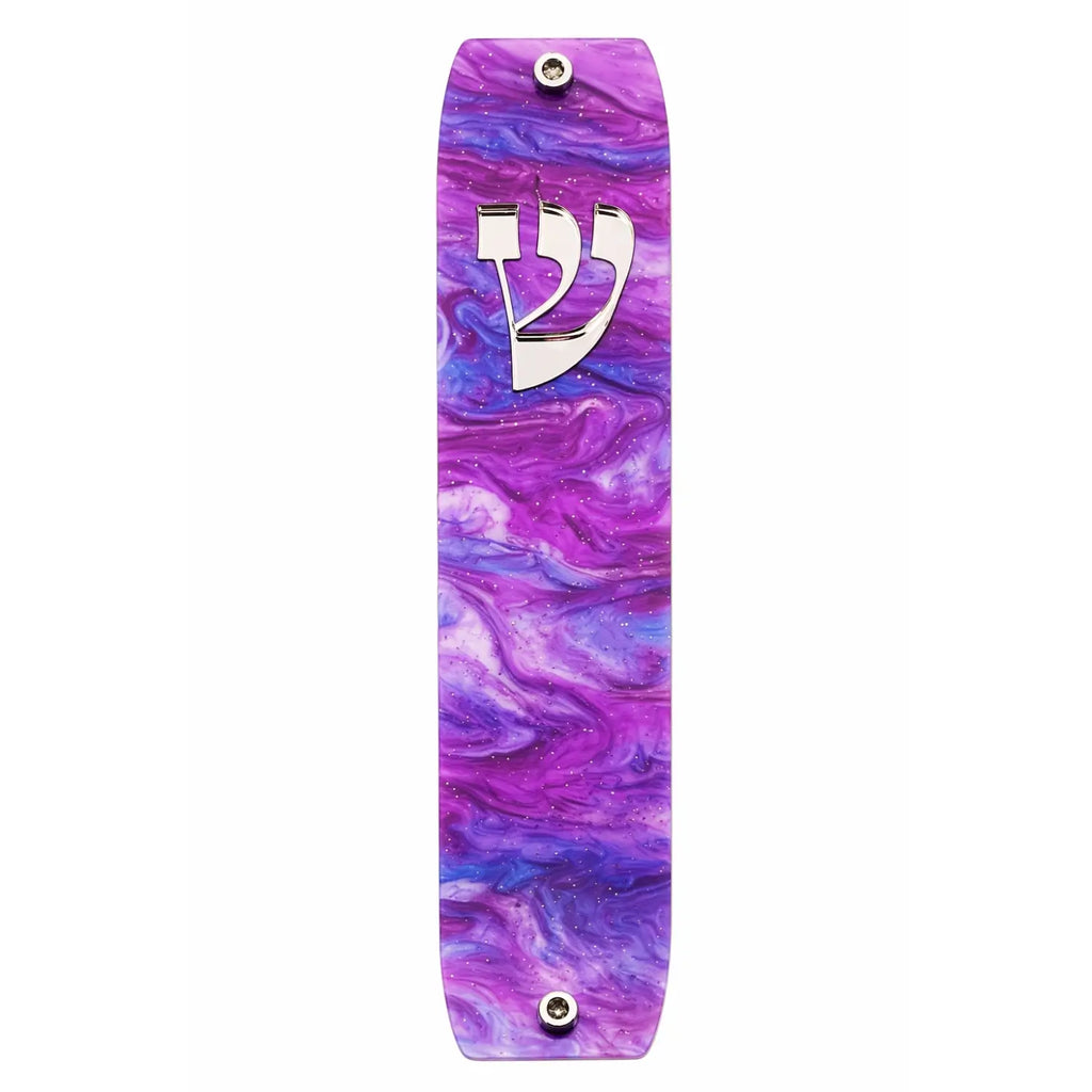 Genesis Classic Mezuzah for Door – Handmade Premium Clear Acrylic Case – Model LSN-10046