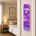 Genesis Classic Mezuzah for Door – Handmade Premium Clear Acrylic Case – Model LSN-10046