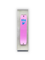 Genesis Classic Mezuzah for Door – Handmade Premium Clear Acrylic Case – Model LSN-10049