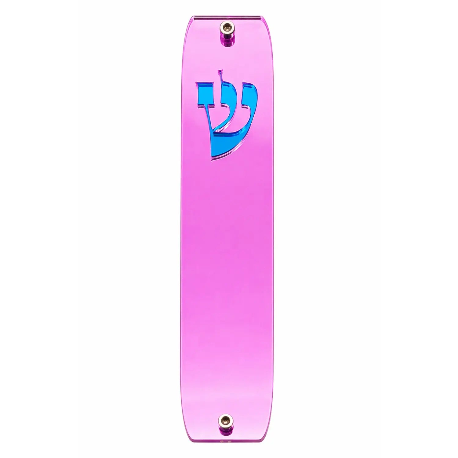 Genesis Classic Mezuzah for Door – Handmade Premium Clear Acrylic Case – Model LSN-10049