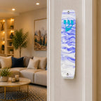 Genesis Classic Mezuzah for Door – Handmade Premium Clear Acrylic Case – Model LSN-10053