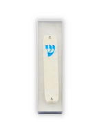 Genesis Classic Mezuzah for Door – Handmade Premium Clear Acrylic Case – Model LSN-10056