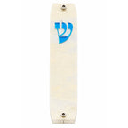 Genesis Classic Mezuzah for Door – Handmade Premium Clear Acrylic Case – Model LSN-10056
