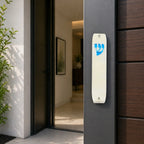 Genesis Classic Mezuzah for Door – Handmade Premium Clear Acrylic Case – Model LSN-10056