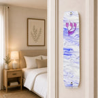 Genesis Classic Mezuzah for Door – Handmade Premium Clear Acrylic Case – Model LSN-10057