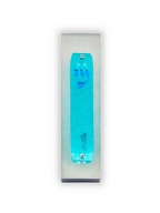 Genesis Classic Mezuzah for Door – Handmade Premium Clear Acrylic Case – Model LSN-10058