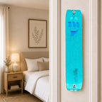 Genesis Classic Mezuzah for Door – Handmade Premium Clear Acrylic Case – Model LSN-10058
