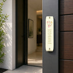 Genesis Classic Mezuzah for Door – Handmade Premium Clear Acrylic Case – Model LSN-10059