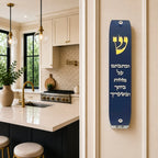 Genesis Classic Mezuzah for Door – Handmade Premium Clear Acrylic Case – Model LSN-10060