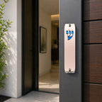 Genesis Classic Mezuzah for Door – Handmade Premium Clear Acrylic Case – Model LSN-10066