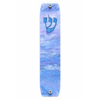 Genesis Classic Mezuzah for Door – Handmade Premium Clear Acrylic Case – Model LSN-10067