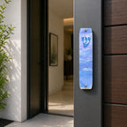 Genesis Classic Mezuzah for Door – Handmade Premium Clear Acrylic Case – Model LSN-10067