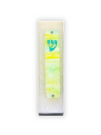 Genesis Classic Mezuzah for Door – Handmade Premium Clear Acrylic Case – Model LSN-10068