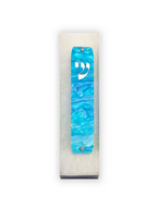 Genesis Classic Mezuzah for Door – Handmade Premium Clear Acrylic Case – Model LSN-10069