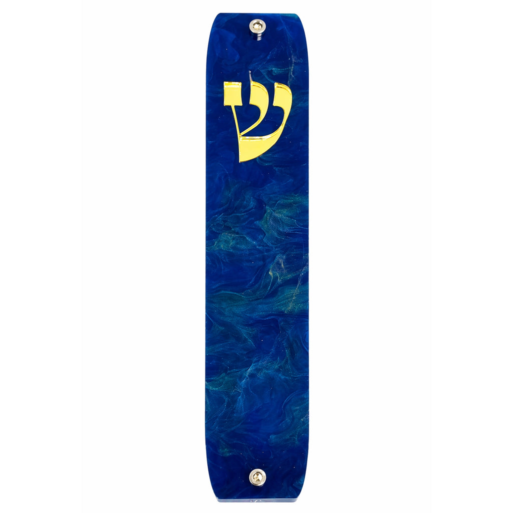 Genesis Classic Mezuzah for Door – Handmade Premium Clear Acrylic Case – Model LSN-10071