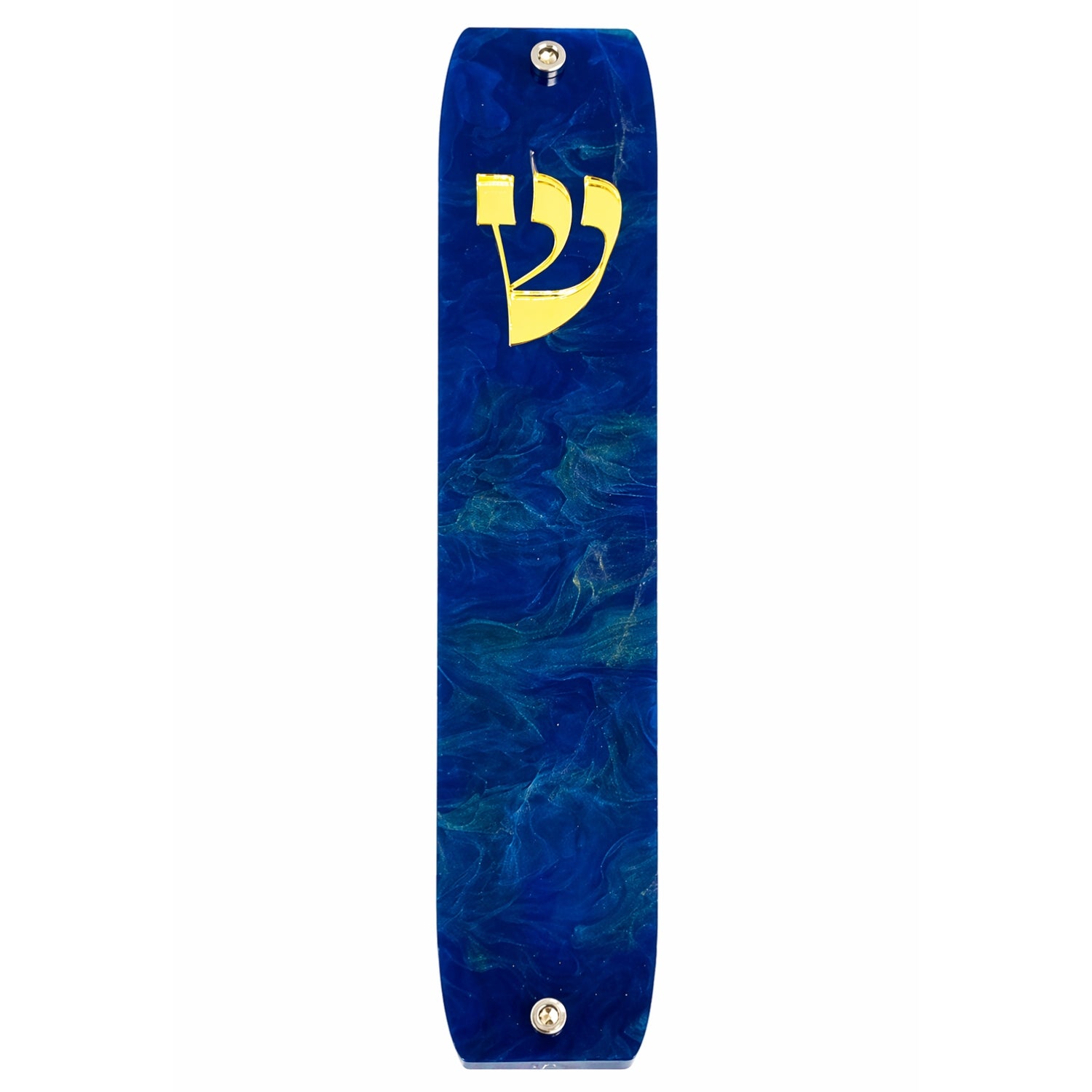 Genesis Classic Mezuzah for Door – Handmade Premium Clear Acrylic Case – Model LSN-10071