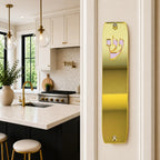 Genesis Classic Mezuzah for Door – Handmade Premium Clear Acrylic Case – Model LSN-10072