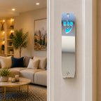 Genesis Classic Mezuzah for Door – Handmade Premium Clear Acrylic Case – Model LSN-10073