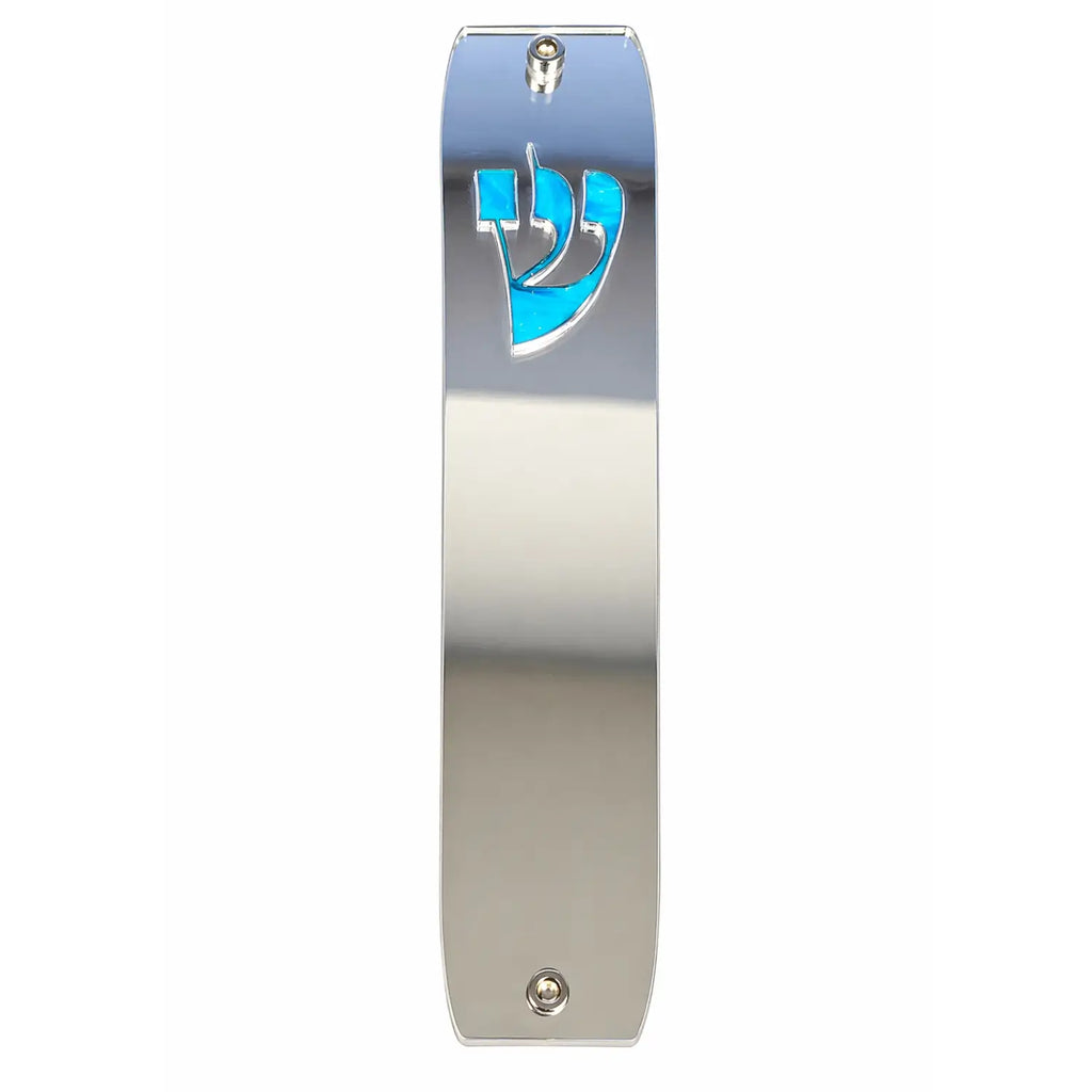 Genesis Classic Mezuzah for Door – Handmade Premium Clear Acrylic Case – Model LSN-10073