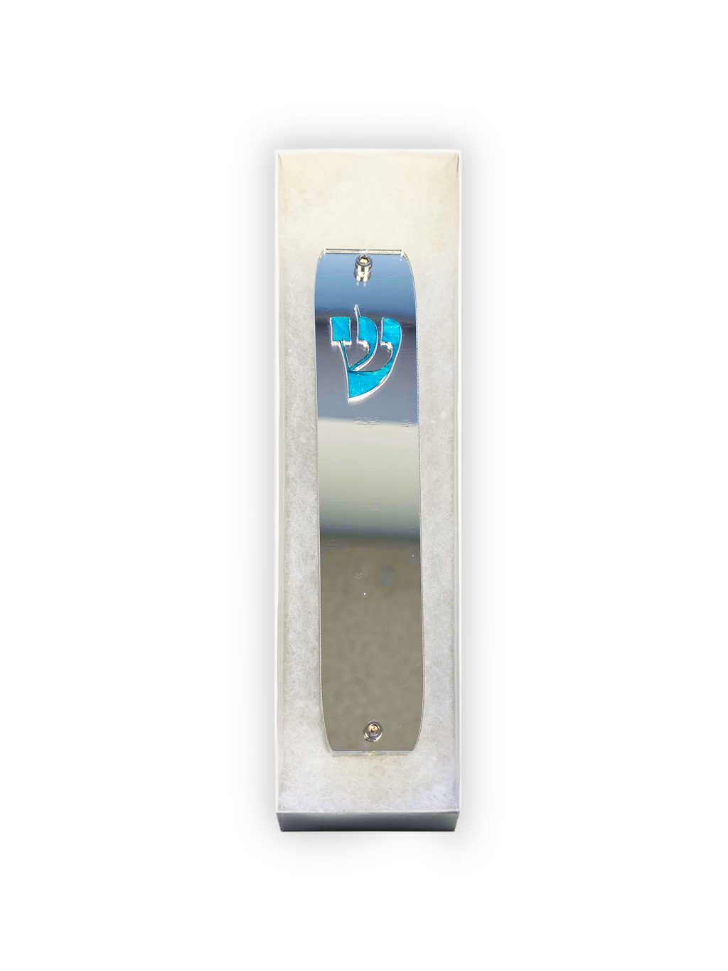 Genesis Classic Mezuzah for Door – Handmade Premium Clear Acrylic Case – Model LSN-10073
