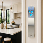 Genesis Classic Mezuzah for Door – Handmade Premium Clear Acrylic Case – Model LSN-10073
