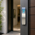 Genesis Classic Mezuzah for Door – Handmade Premium Clear Acrylic Case – Model LSN-10073
