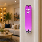 Genesis Classic Mezuzah for Door – Handmade Premium Clear Acrylic Case – Model LSN-10074
