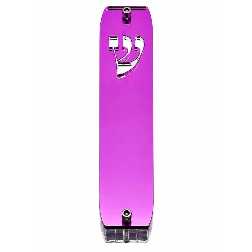 Genesis Classic Mezuzah for Door – Handmade Premium Clear Acrylic Case – Model LSN-10074